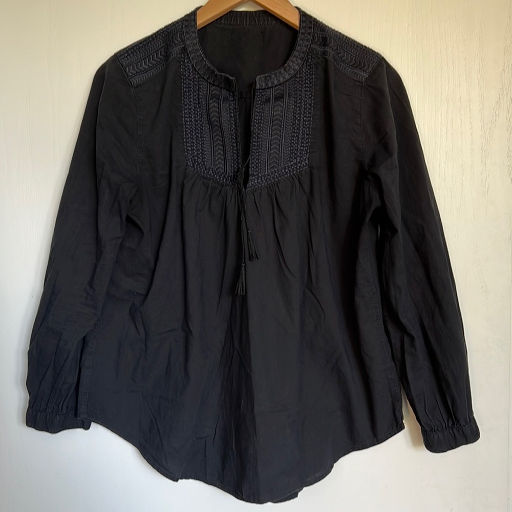 J.Crew embroidered pop-over